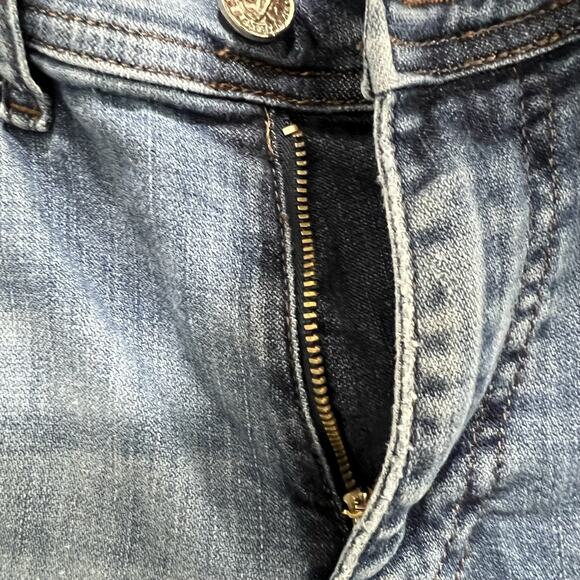 Armani Jeans Exchange Men's Skinny Distressed Blue Denim Jeans 30x32 - Picture 6 of 11